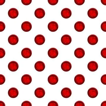 Red circular pattern creating abstract seamless array Stock-Illustration
