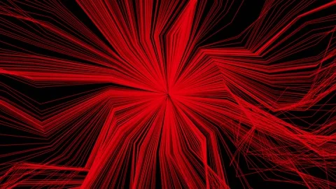 Red Circular thread loop. Stock Footage 137550147