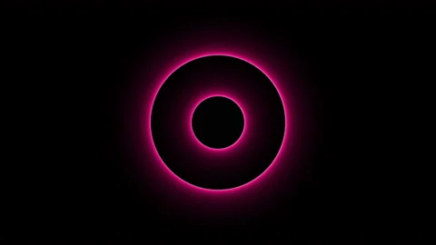 Red circular wave diffusion animation. Stock Footage 221140921