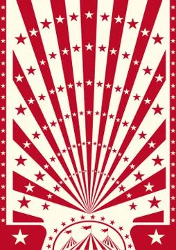 Red circus Stock Illustration