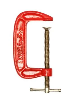 Red clamp Stock Photos