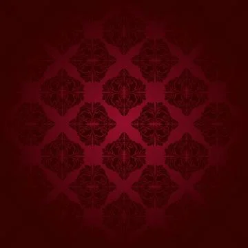 Red classic seamless pattern. Stock Illustration