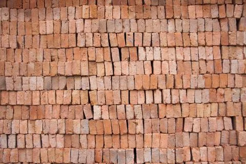 Red clay block Stock Photos
