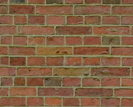 Red Clay Brick Wall Background Texture Stock Photos
