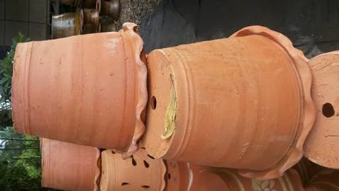 Red Clay Pot Stock Photos