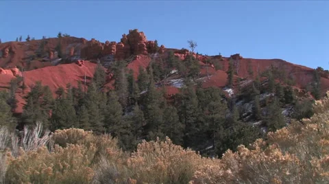 Red Cliffs in southern Utah 스톡 동영상 55735817