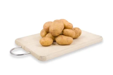 Red clock with clipping path Stock Photos