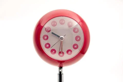 Red clock Stock Photos
