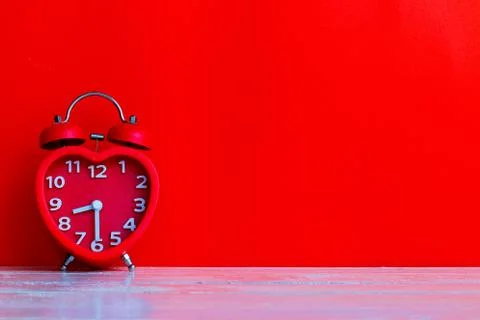 Red clock Stock Photos
