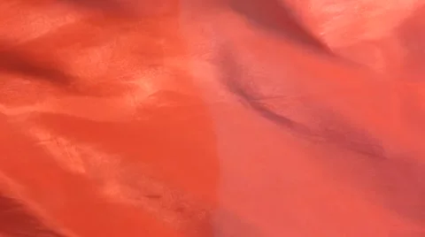 Red, cloth lye swaying in the wind Vídeo Stock 63214736
