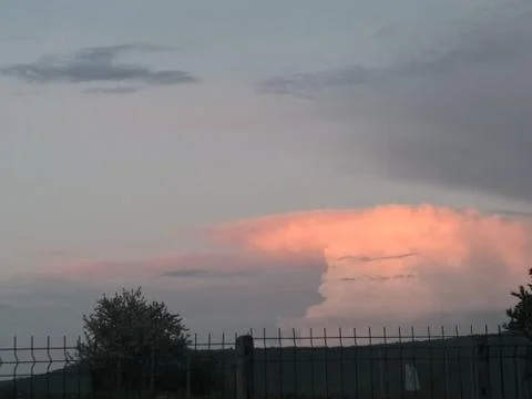 The red cloud Stock Photos