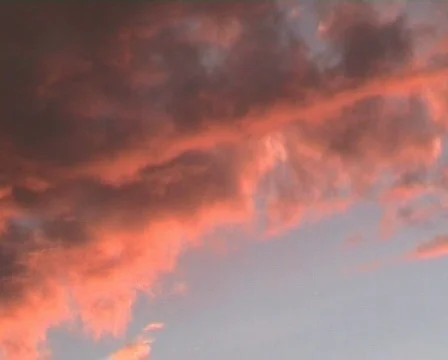 Red cloud on sky Stock Footage 339150