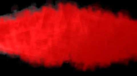 Red Cloud Twist on black background Stock Footage 42502155