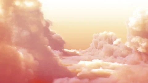 Red Clouds Flying Stock Footage 201983947