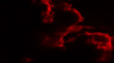 Red Clouds Stock Footage 46630460