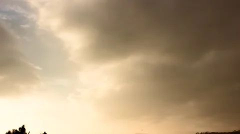 Red clouds Stock Footage 53304016