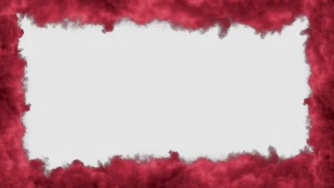 Red Clouds Frame Video stock 185722409