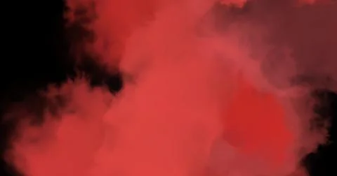 Red clouds, Landscape red clouds 4K, motion graphics, black background with Stock-Illustration