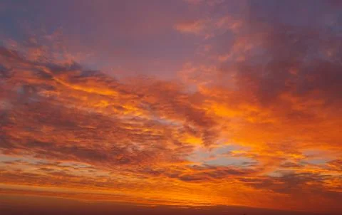 Red clouds Stock Photos