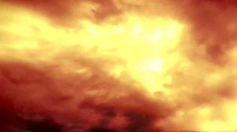 Red Clouds Time Lapse Stock Footage 32694584