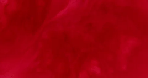 Red Cloudy Liquid Moves Slowly Across Screen Stock Footage 333352637