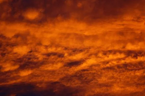 Red cloudy Sky Stock Photos