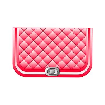 Red clutch Illustrazione stock