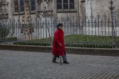 Red coats Foto stock