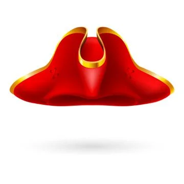 Red cocked hat Stock Illustration