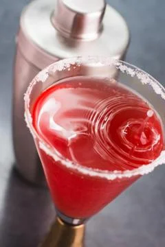 Red cocktail drink Stock Photos
