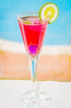 Red cocktail Stock Photos