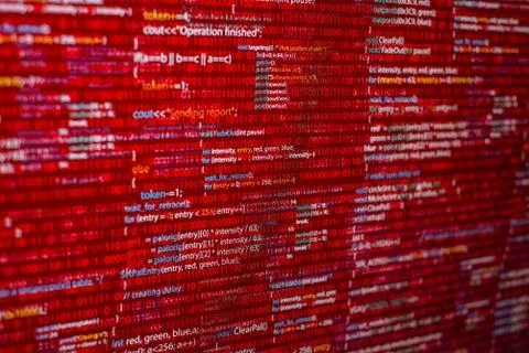 Red code 스톡 일러스트