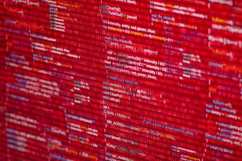 Red code 스톡 사진