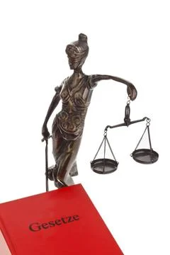 A red code with rules of court. Isloiert on a white background, A red code with 库存照片