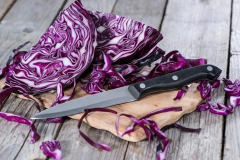 Red coleslaw Stock Photos