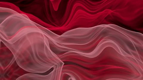 Red color abstract background ink smoke effect Stock Footage 163607343