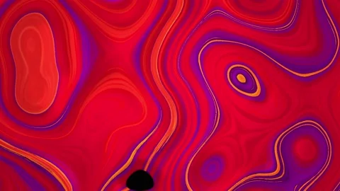 Red color abstract fluid background Video stock 204727692