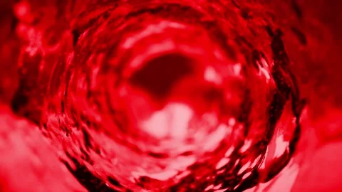 Red Color Abstract Liquid Cave Background Stock-Footage 163095064