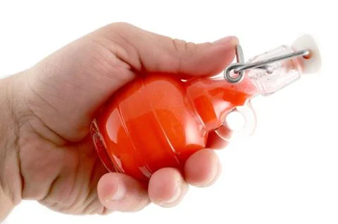 Red Color Flask Stock Photos