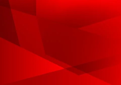 Red color geometric abstract vector background, Modern design Stock Illustration