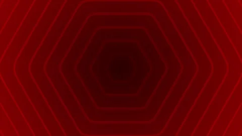 Red color hexagon shape repeating pattern simple background Stock Footage 245419506