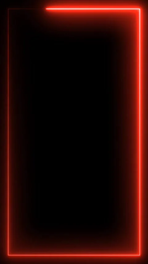 Red color rectangle frame animation vertical short video footage clip Stock Footage 256782136