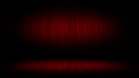 Red color simple and classy dark empty room business background Stock Footage 296973072