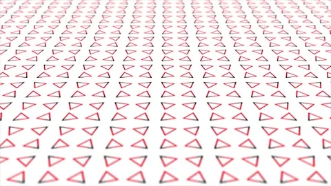 Red color simple and elegant triangular pattern background Stock Footage 271160174