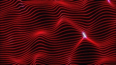 Red color trapcode form wave background. Creative digital wave texture 스톡 일러스트