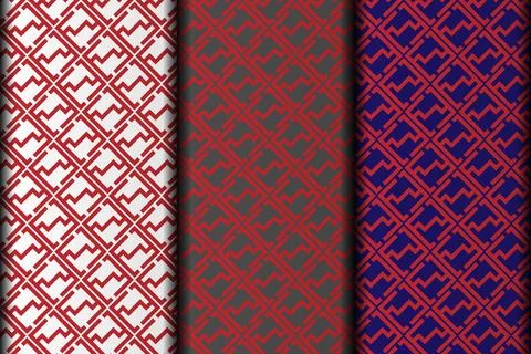 Red color vector eps pattern design. Ilustración de archivo