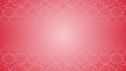 Red color wired icosphere moving slowly geometrical 3d background Stock Footage 307670937