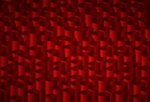Red colored abstract background from tubes Stock Illustration