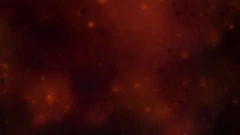 Red Colored Abstract Dark Floating Particles in Dense Thick Fluid with Dynamic Stock Footage 305662260