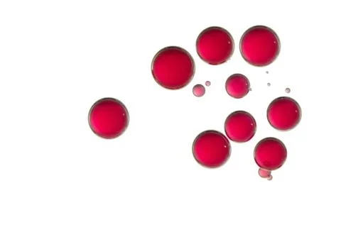Red colored bubbles Stock Photos